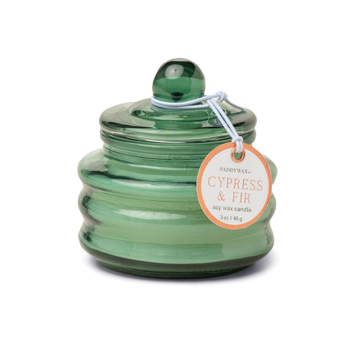 Cypress Fir Holiday 3 oz Candle - Transparent Green