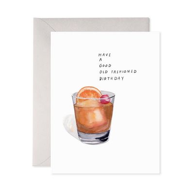 Old Fashioned Birthday Card