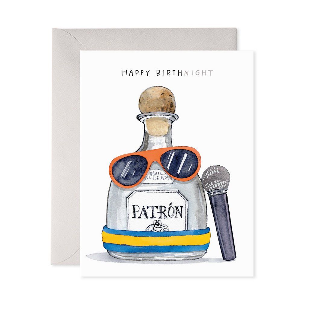 Tequila Birthday Card