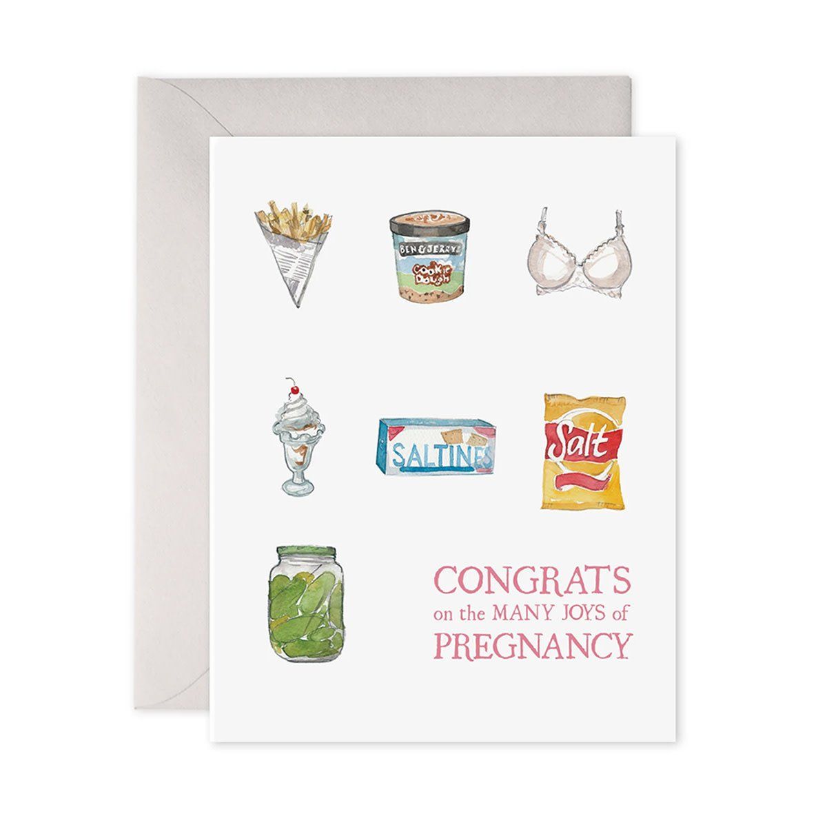 Preggie Snacks Card