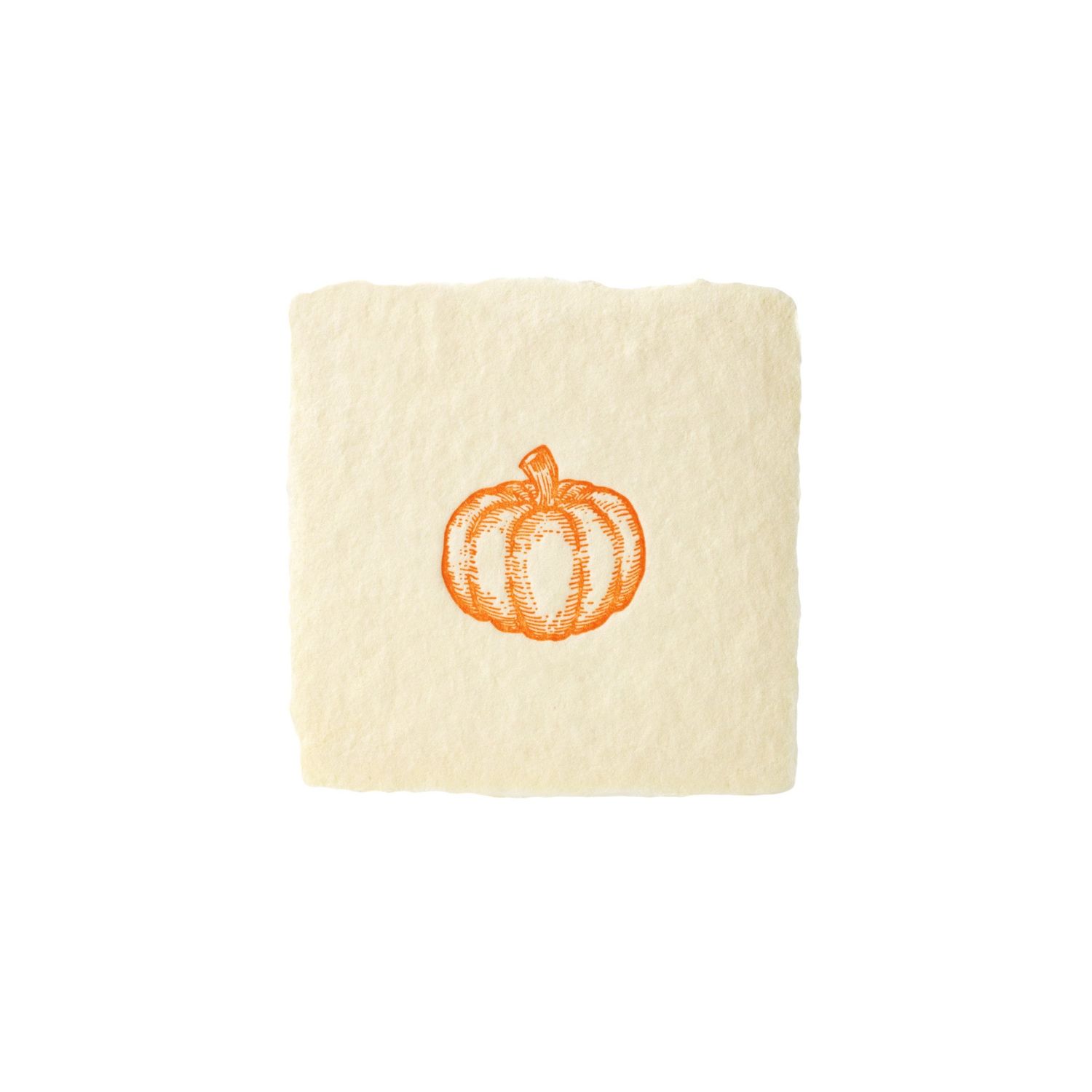 Pumpkin Petite Charm Letterpress Enclosure