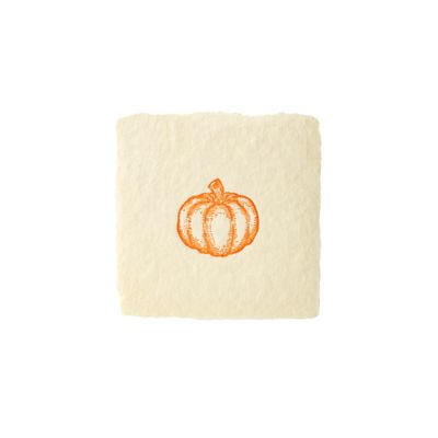 Pumpkin Petite Charm Letterpress Enclosure