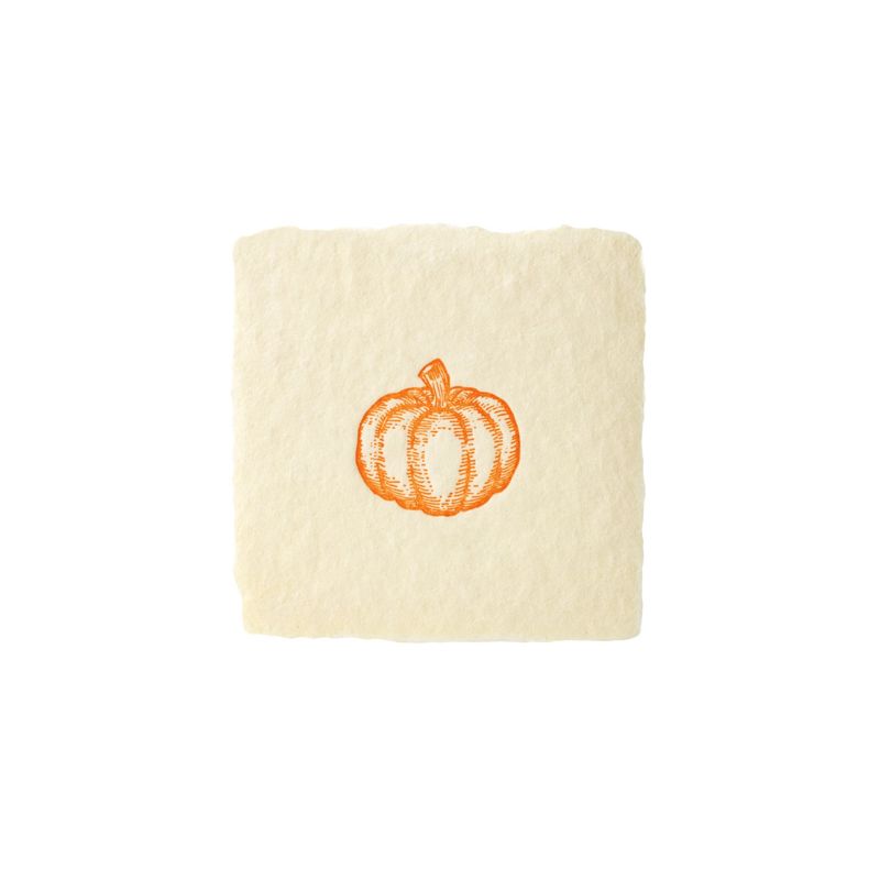 Pumpkin Petite Charm Letterpress Enclosure