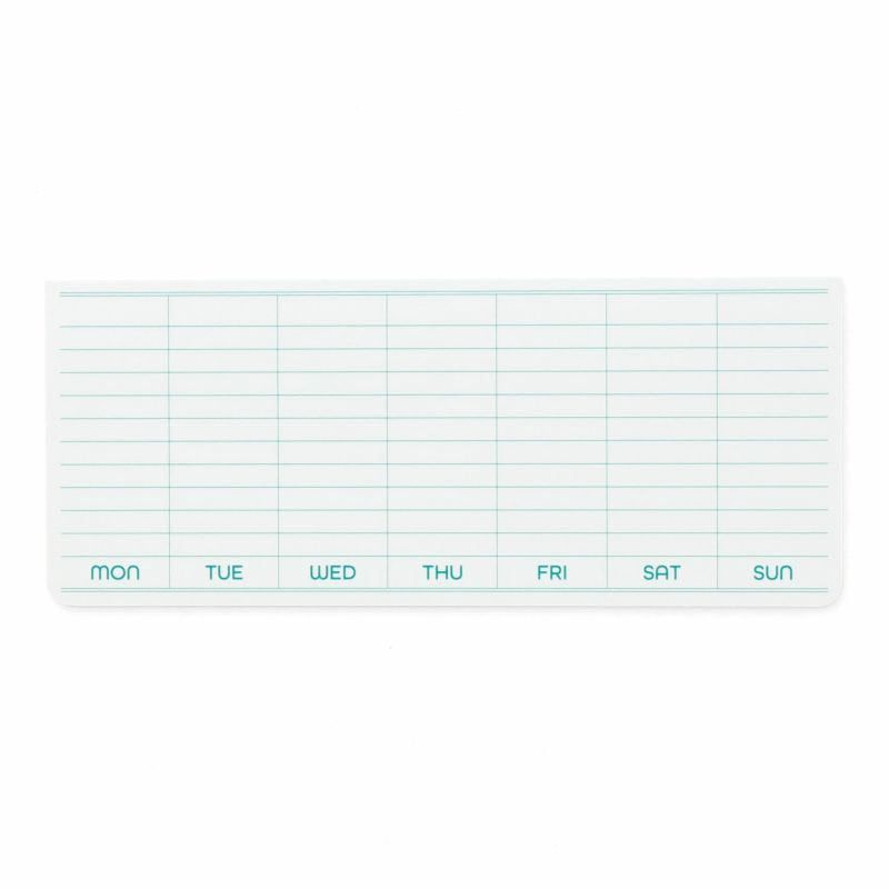 Sticky Memo Pad Weekly White