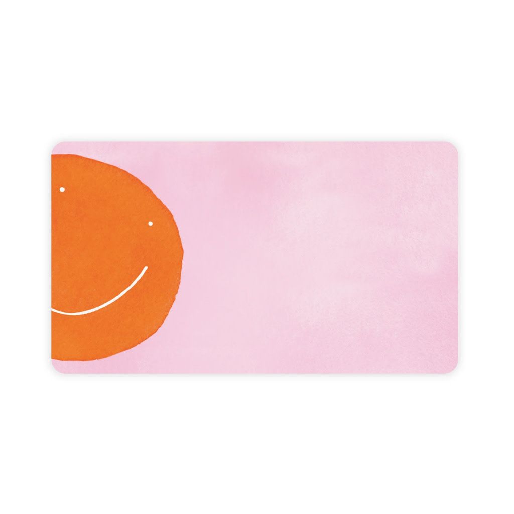 Orange Smiley Little Notes
