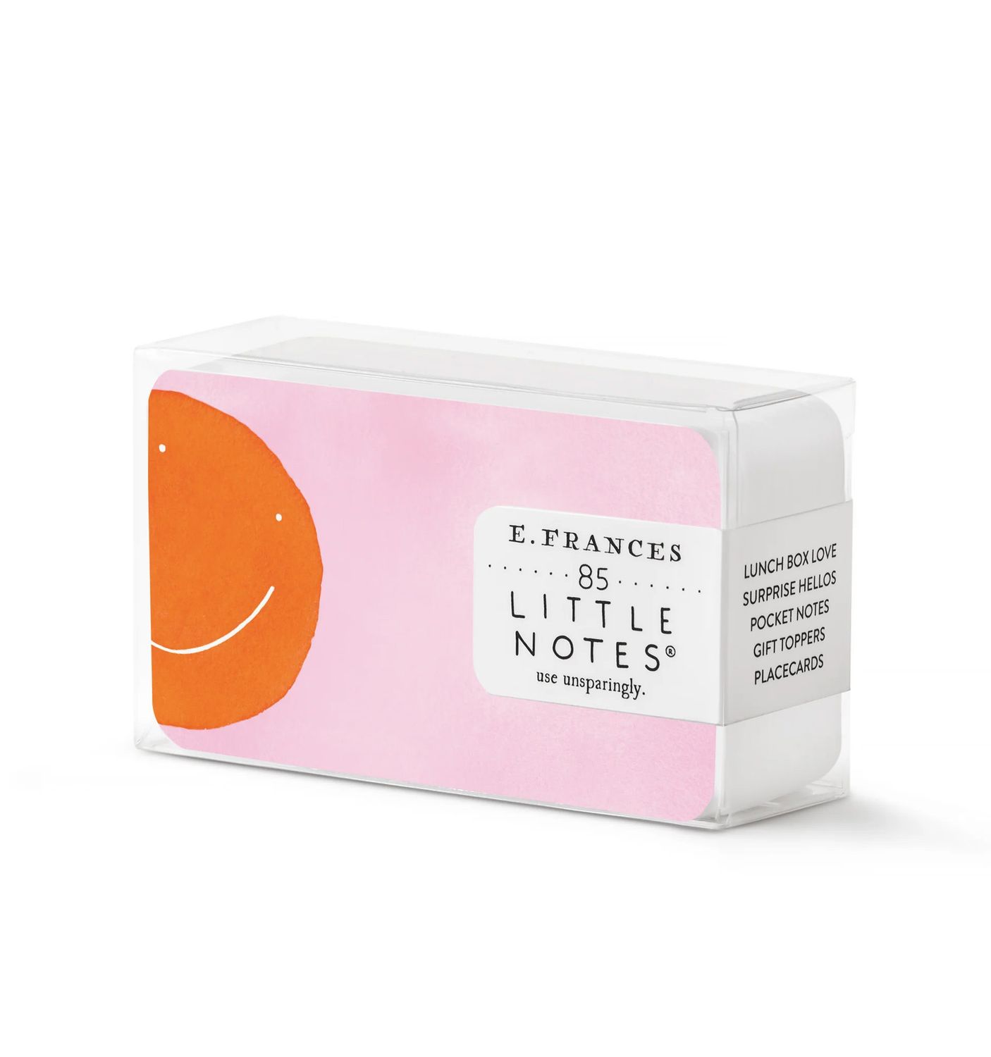 E. Frances Little Notes Orange Smiley