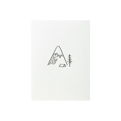 Minimal Adventure Camping in the Mountains