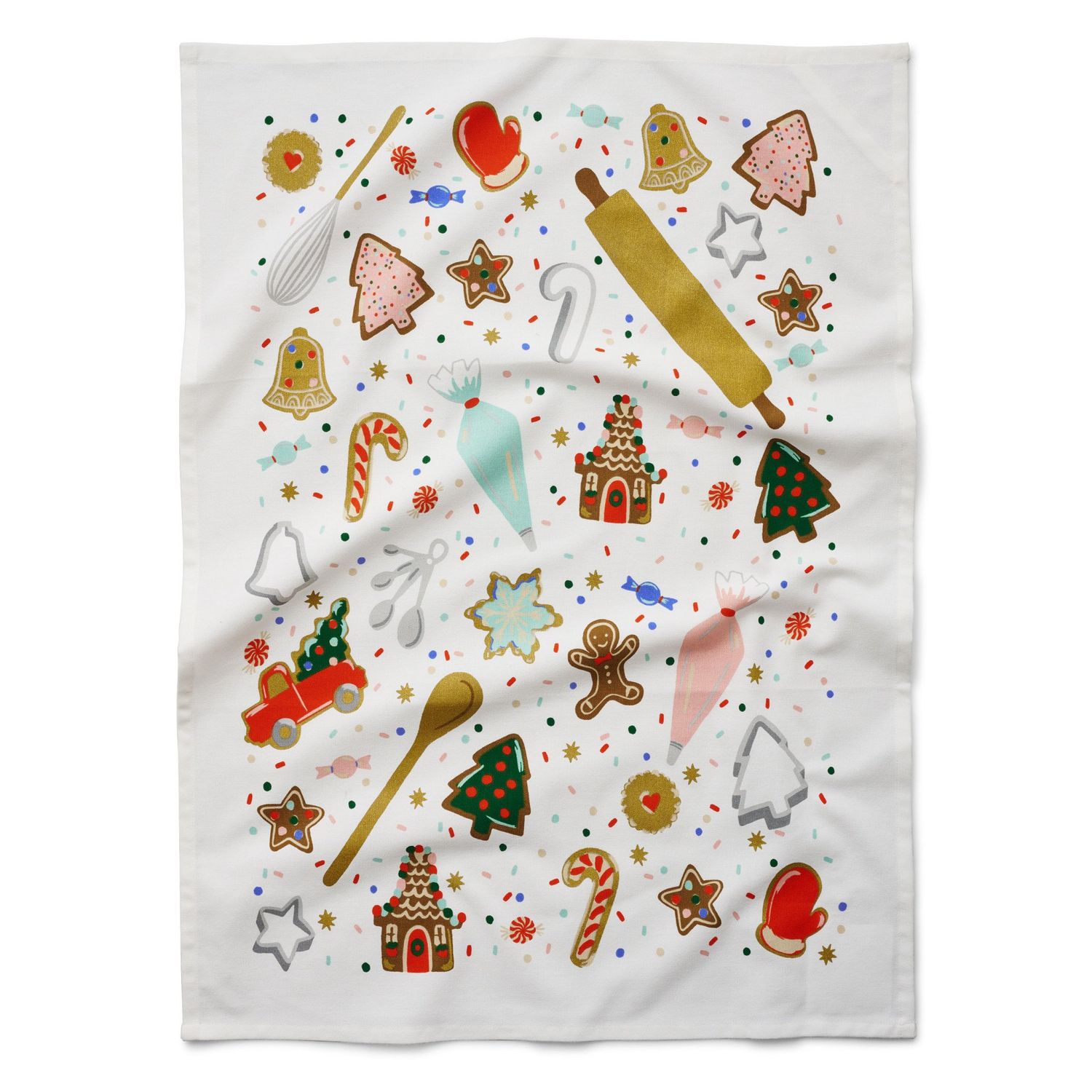 Rifle Paper Co. Christmas Cookies Tea Towel
