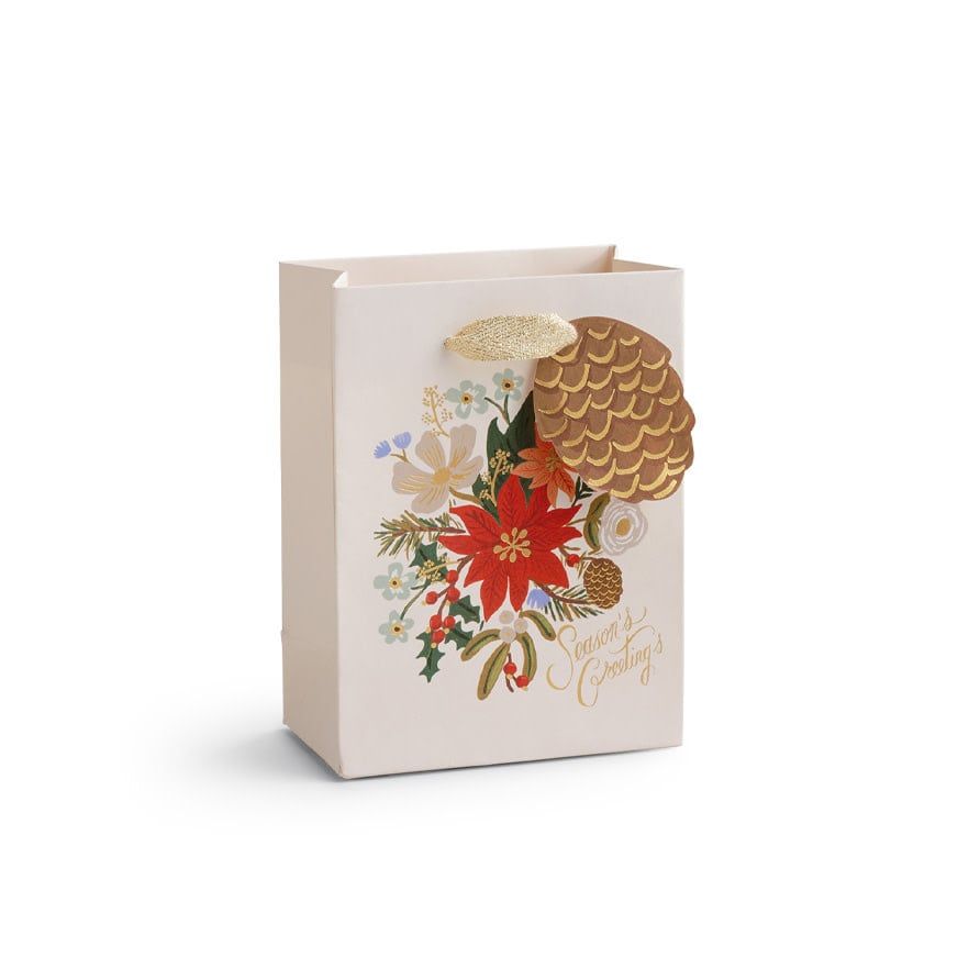 Holiday Bouquet Small Gift Bag