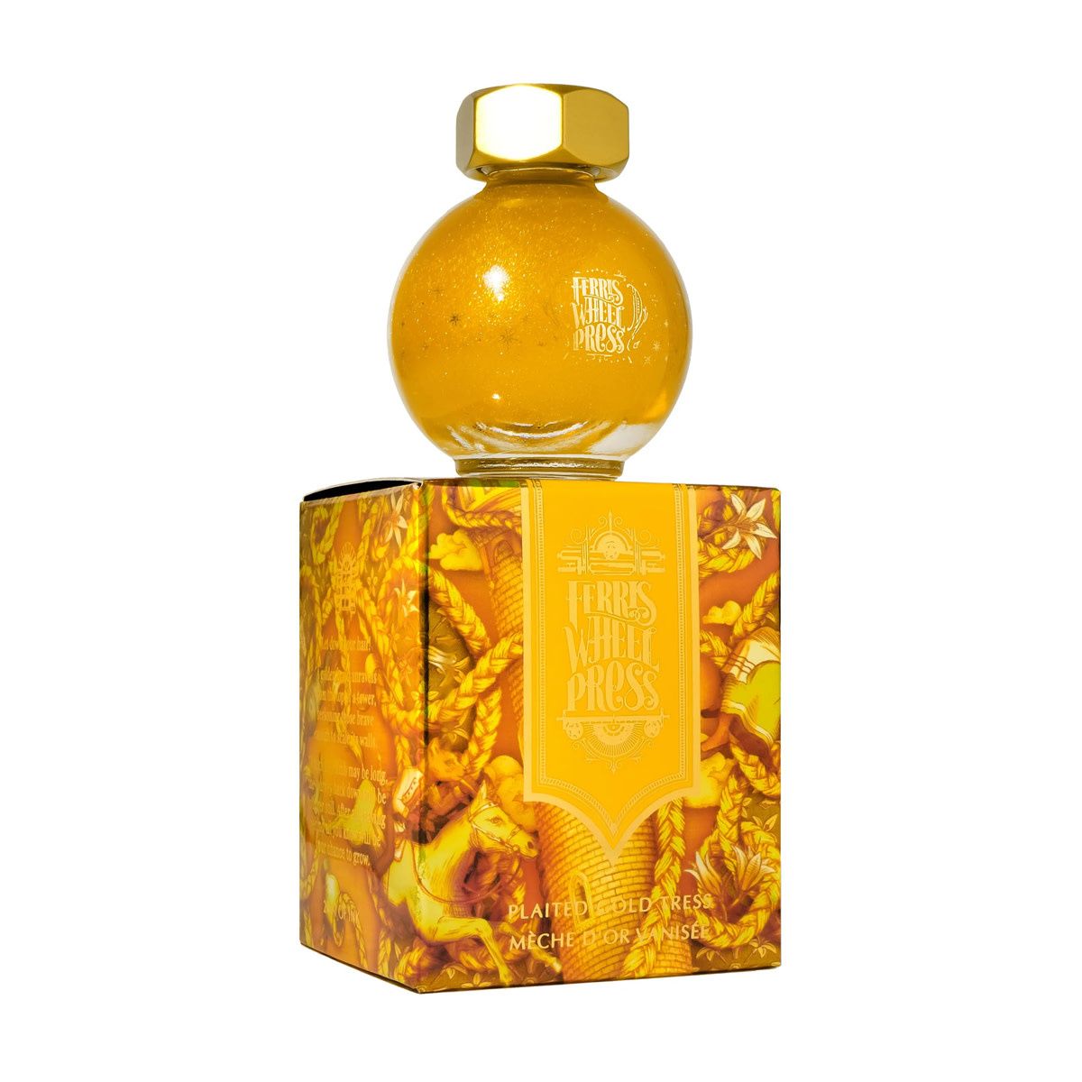 Ferris Wheel Press Ferritales Plaited Gold Tress Bottled Ink 20ml