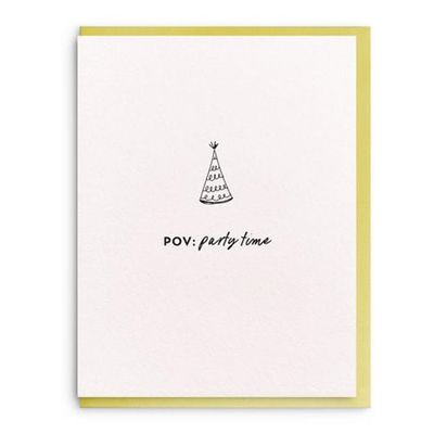 POV Letterpress Card