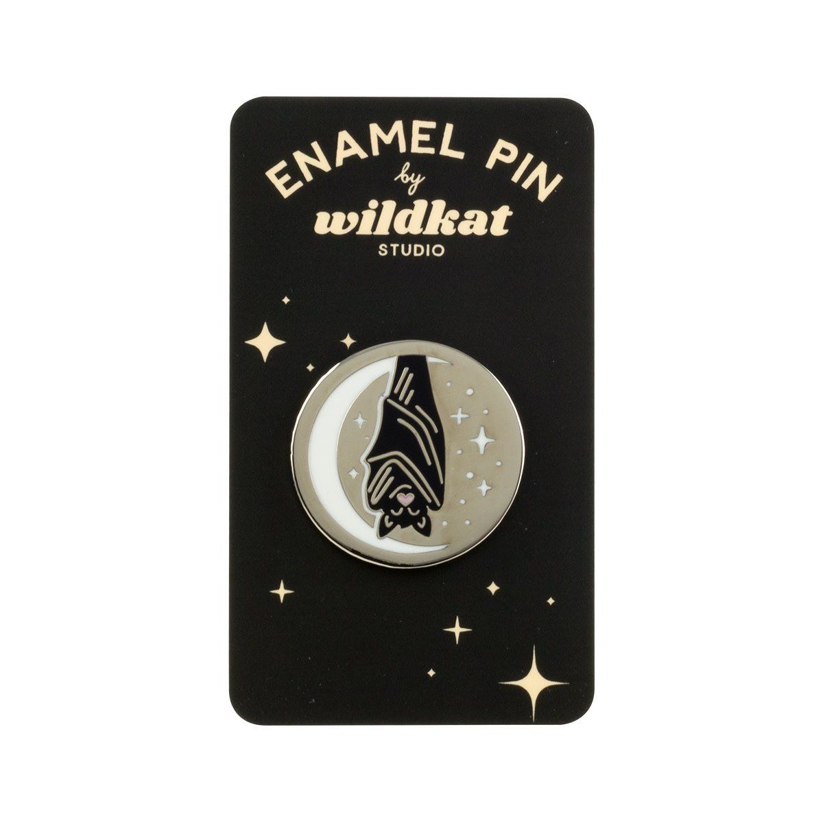 Moonlit Bat Pin