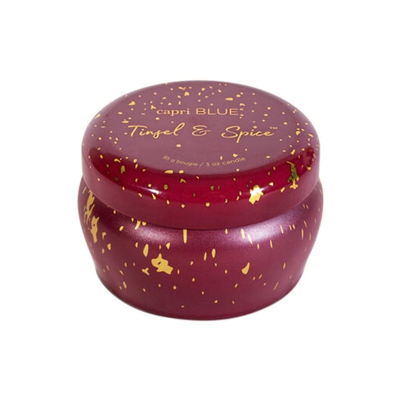 Tinsel &amp; Spice Glimmer Mini Candle 3oz