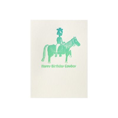 Cowboy Birthday Alien