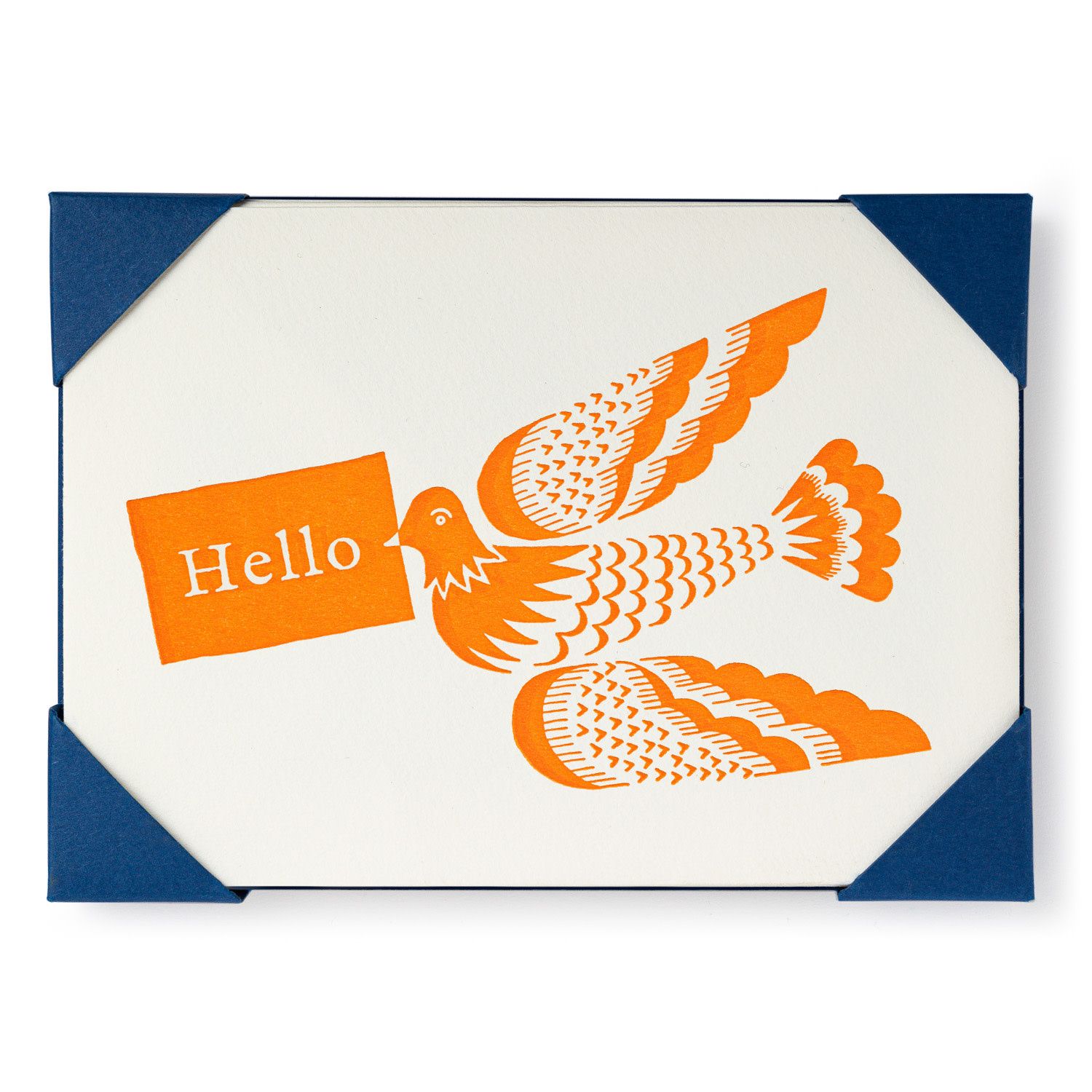 Hello Bird Letterpress Box of 5