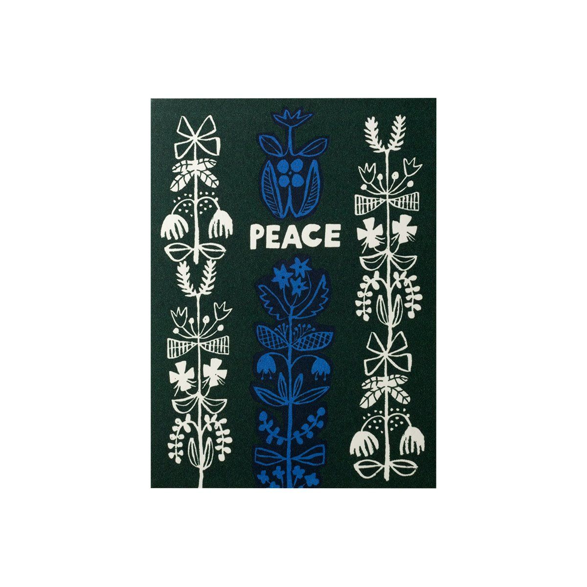Folk Peace Box of 6 Letterpress Cards