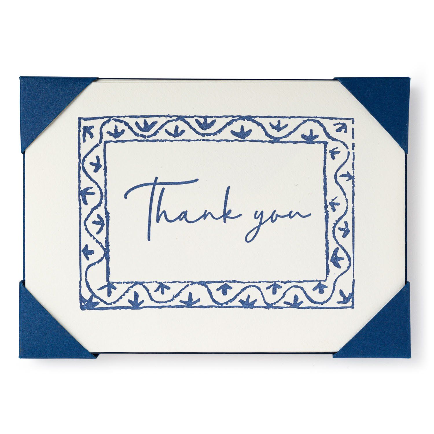 Thank you Slate Letterpress Box of 5