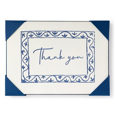 Thank you Slate Letterpress Notelets (box of 5)