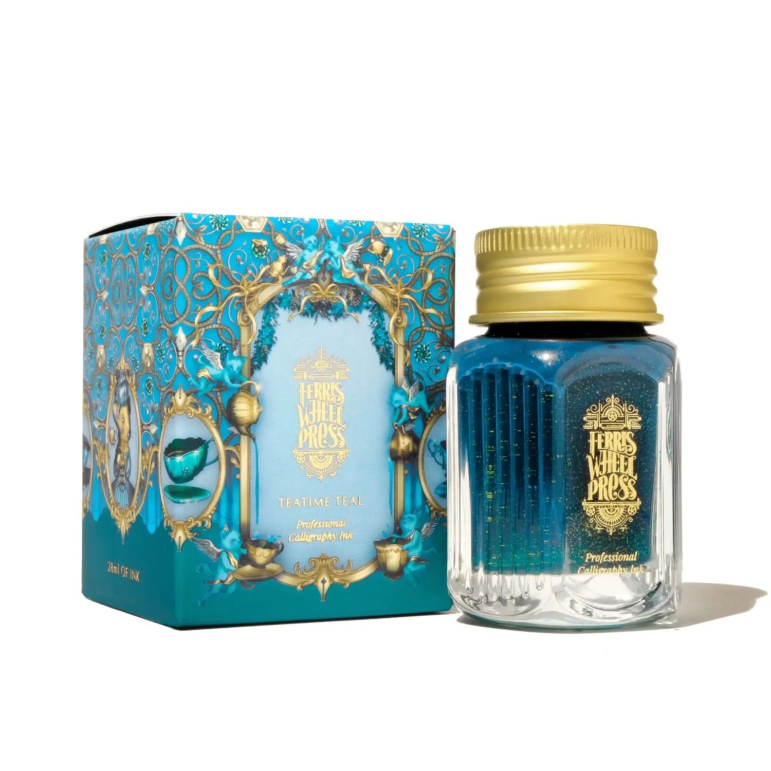 Ferris Wheel Press Teatime Teal Calligraphy Ink (28ml)