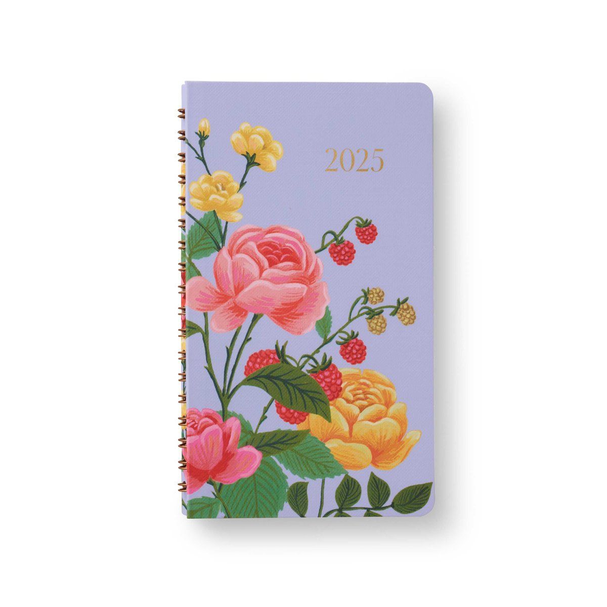 2025 Roses Spiral Pocket Planner