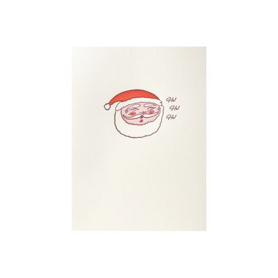 HoHoHo Letterpress Card