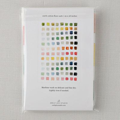 Paint Swatch Tea Towel
