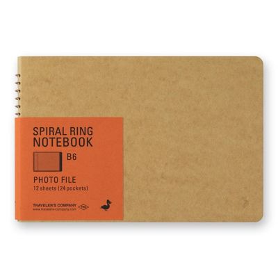 Spiral Notebook B6 Photo File