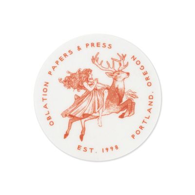 Oblation Stag Sticker