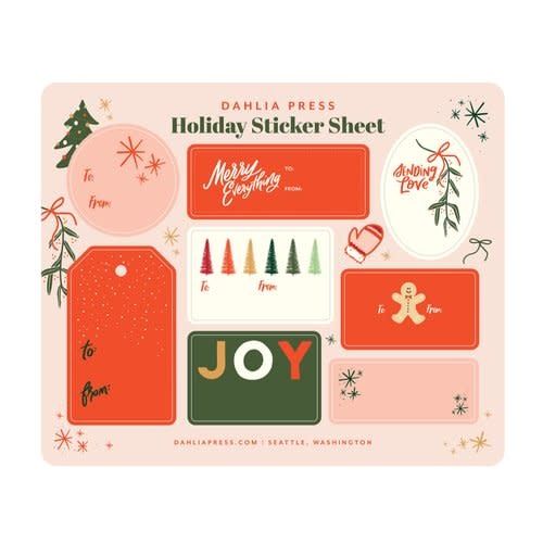 Holiday Sticker Sheet