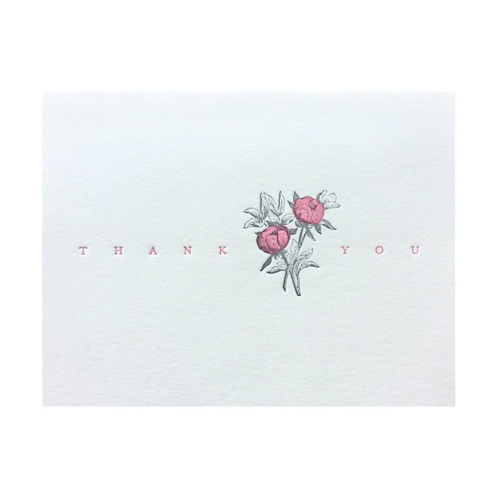 Flowers for You Letterpress Box of 6