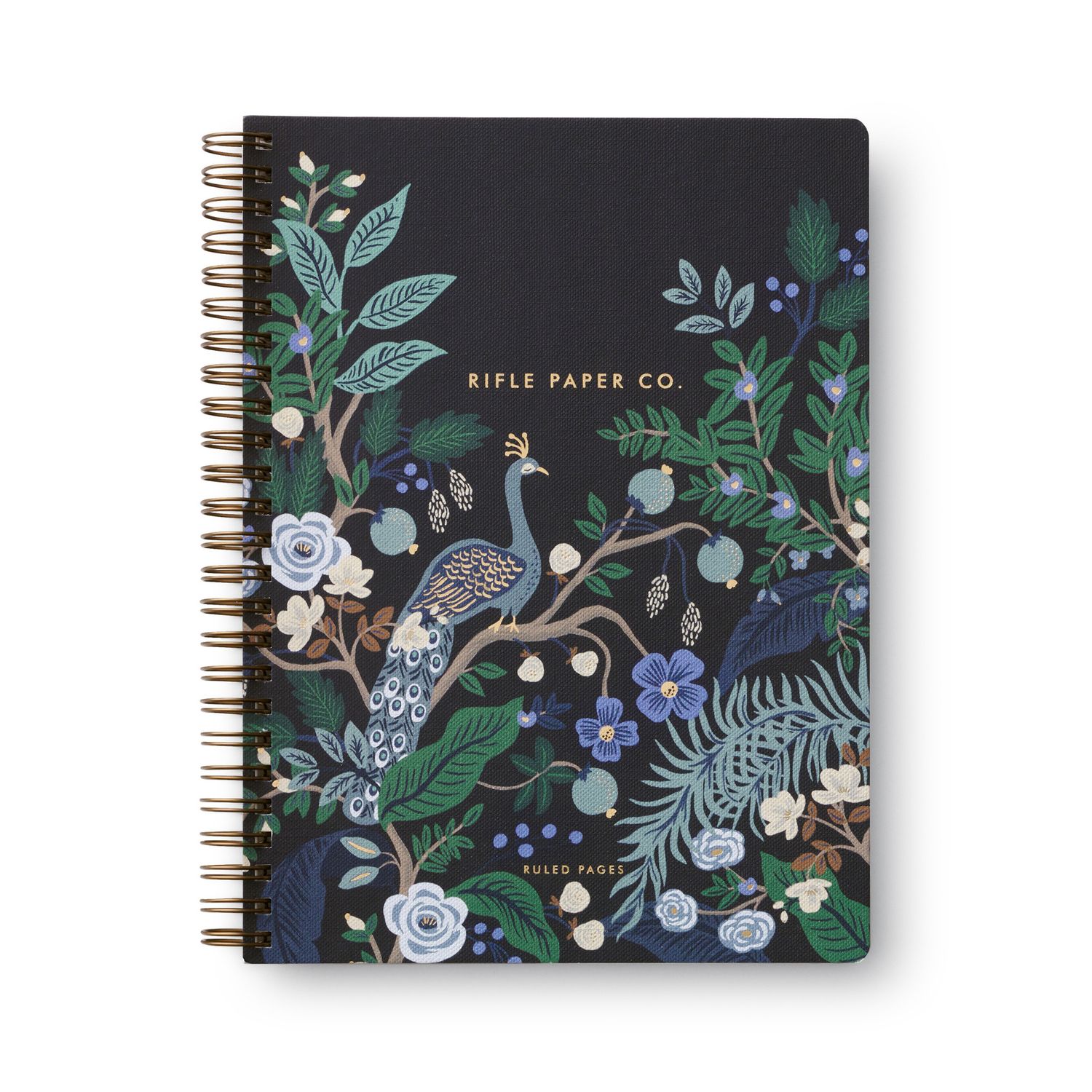 Peacock Spiral Notebook