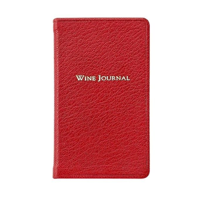Wine Journal Garnet Leather