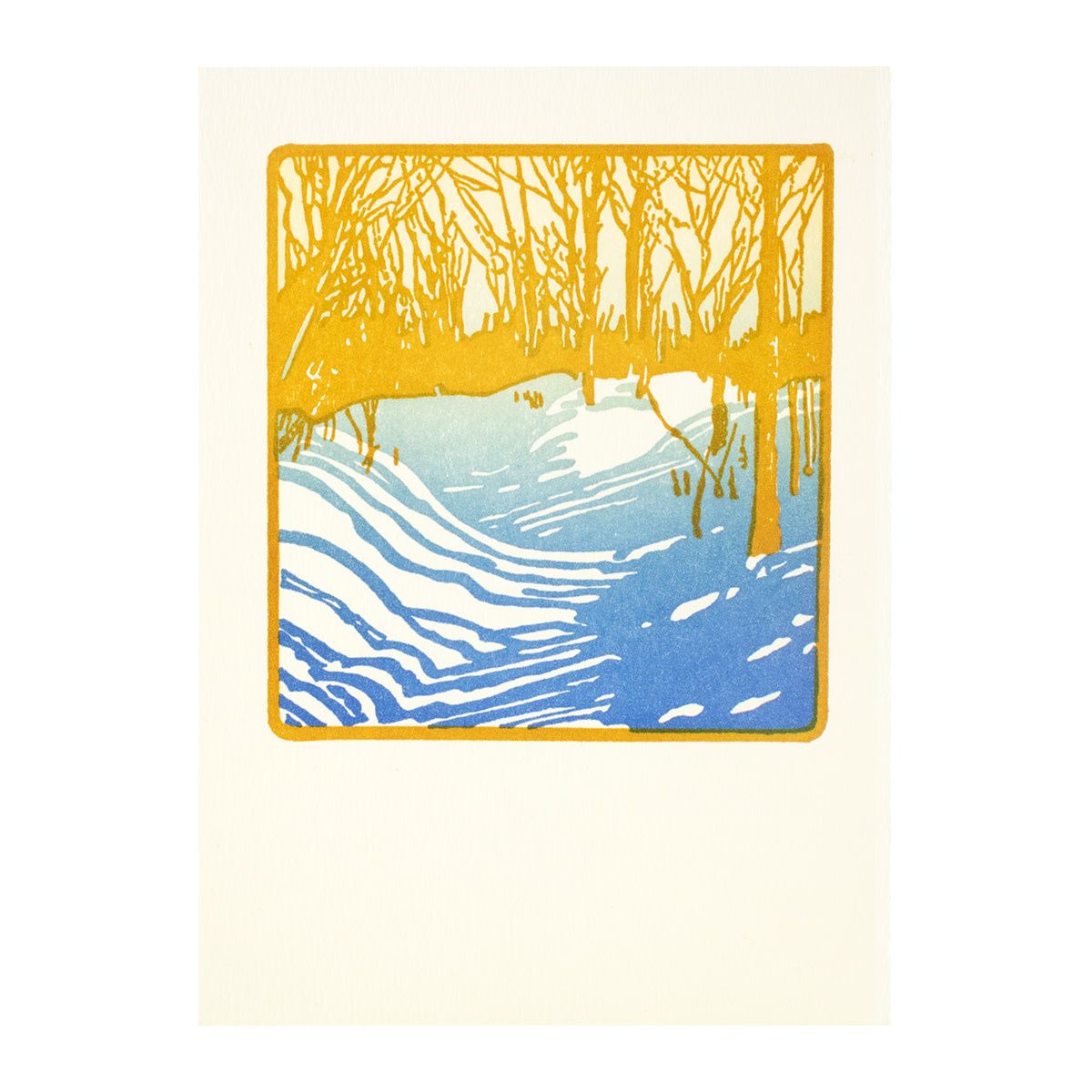 Winter Sunshine Greeting Card