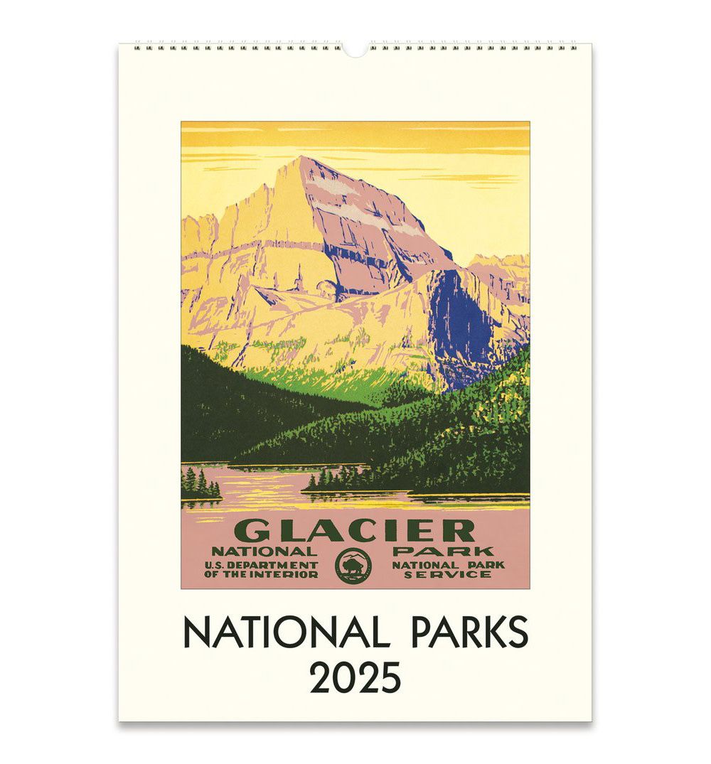 National Parks Wall Calendar 2025