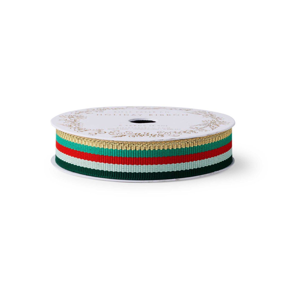 Holiday Stripe Grosgrain Ribbon