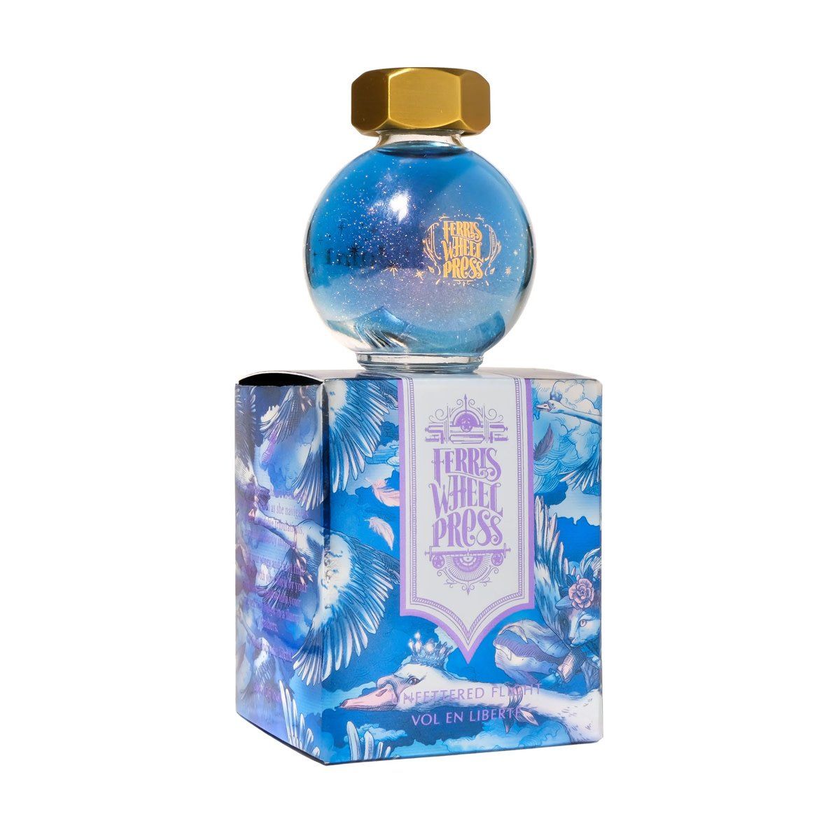 Ferris Wheel Press Ferritales Wild Swans Unfettered Flight Bottled Ink 20ml