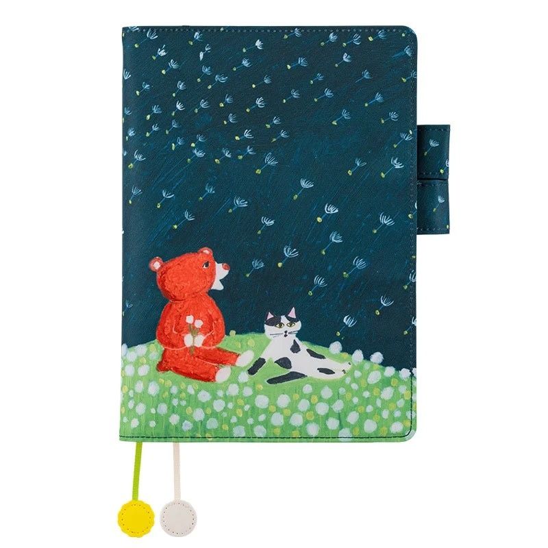 Hobonichi Techo Keiko Shibata: Gentle breeze in a dandelion field A5