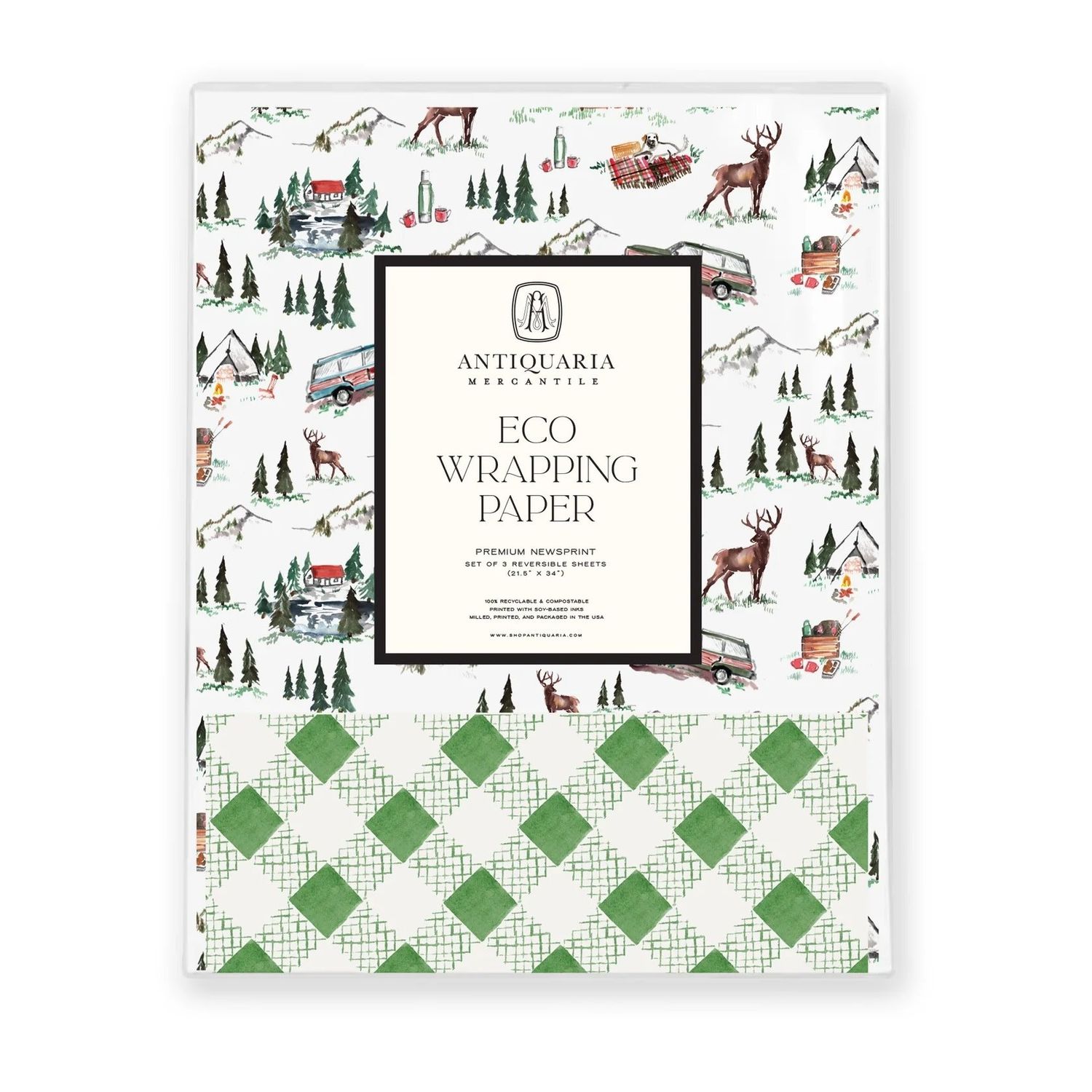 Mountain Cabin Wrap Sheets/3