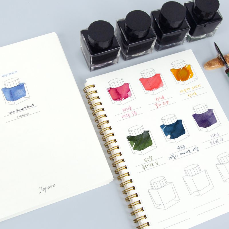 Wearingeul Ink Color Swatch Book