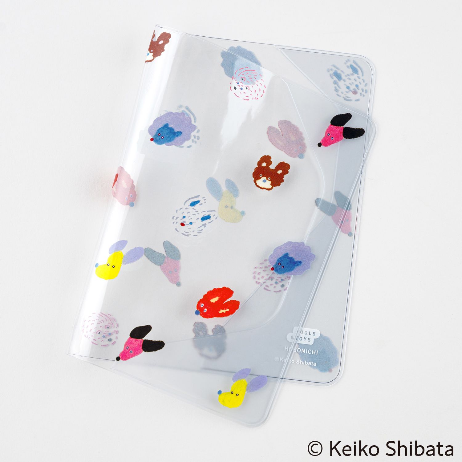 Hobonichi Cover on Cover - A6 - Keiko Shibata: Dog Ears Fluttering in the Wind