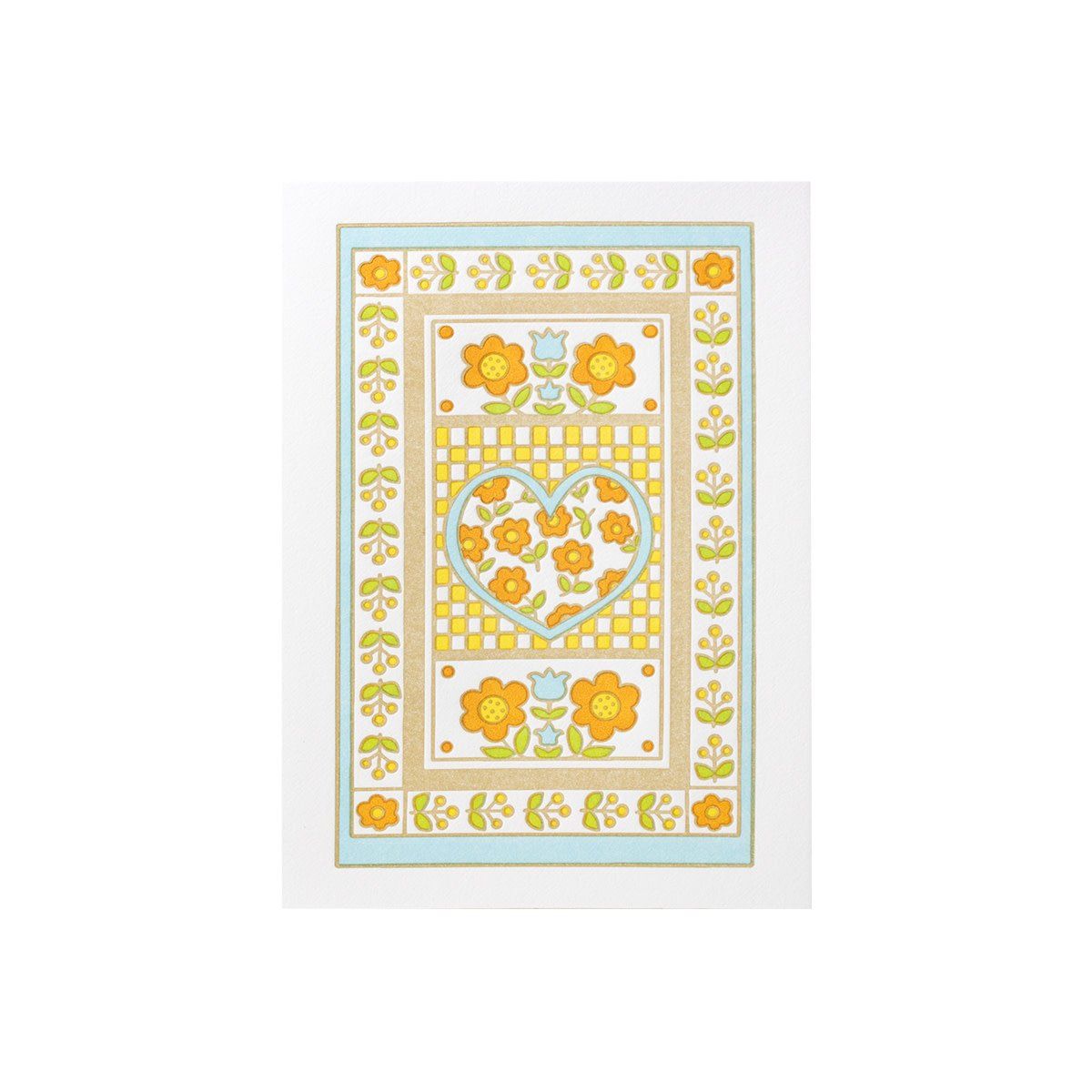 Prairie Picnic Letterpress Card