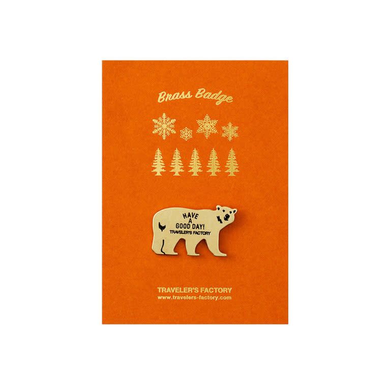 TRC Brass Badge Bear