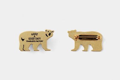 TRAVELER’S COMPANY – Traveler’s Factory – Brass Badge – Bear