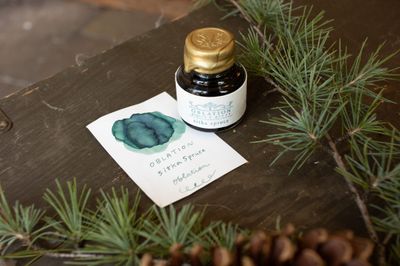 Oblation Papers &amp; Press Sitka Spruce Fountain Pen Ink (30ml)