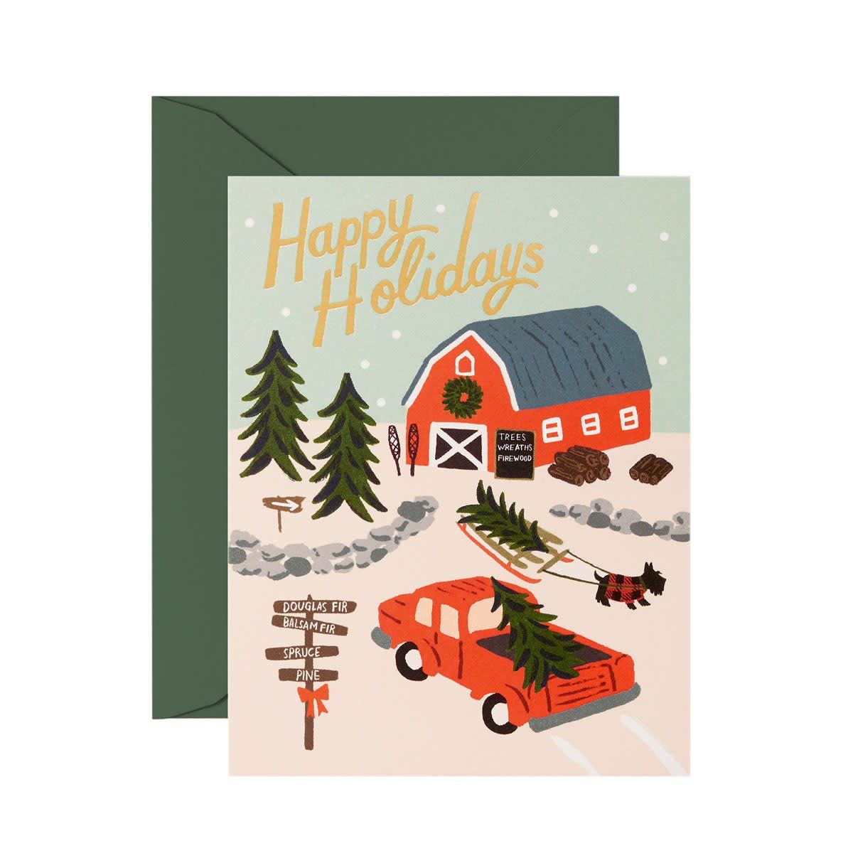 Holiday Tree Farm Boxed Set of 8