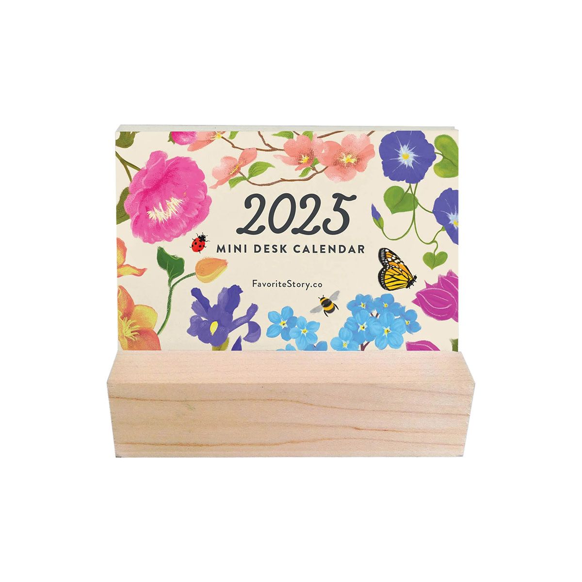 2025 Mini Desk Calendar, Botanicals