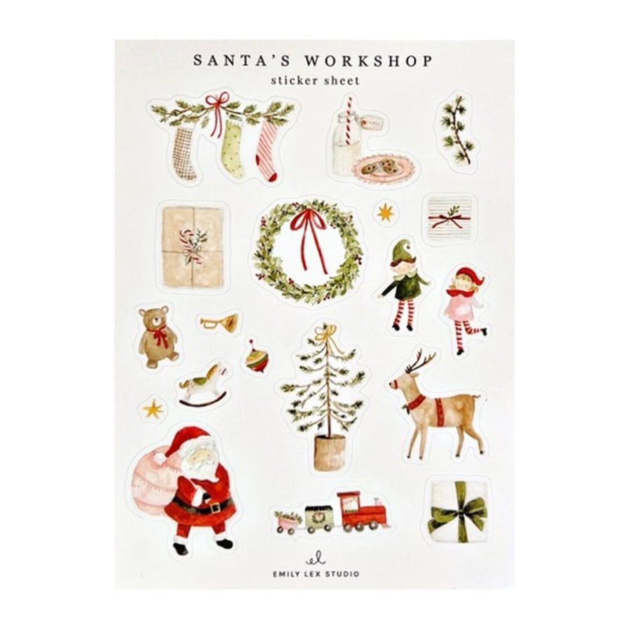 Santa&#39;s Workshop Sticker Sheets