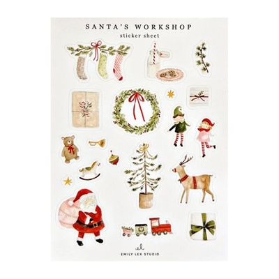 Santa&#39;s Workshop Sticker Sheets