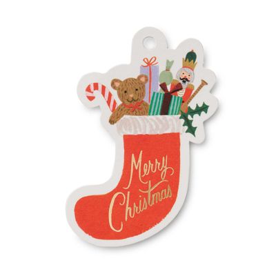 Nutcracker Stocking Gift Tags Set of 8