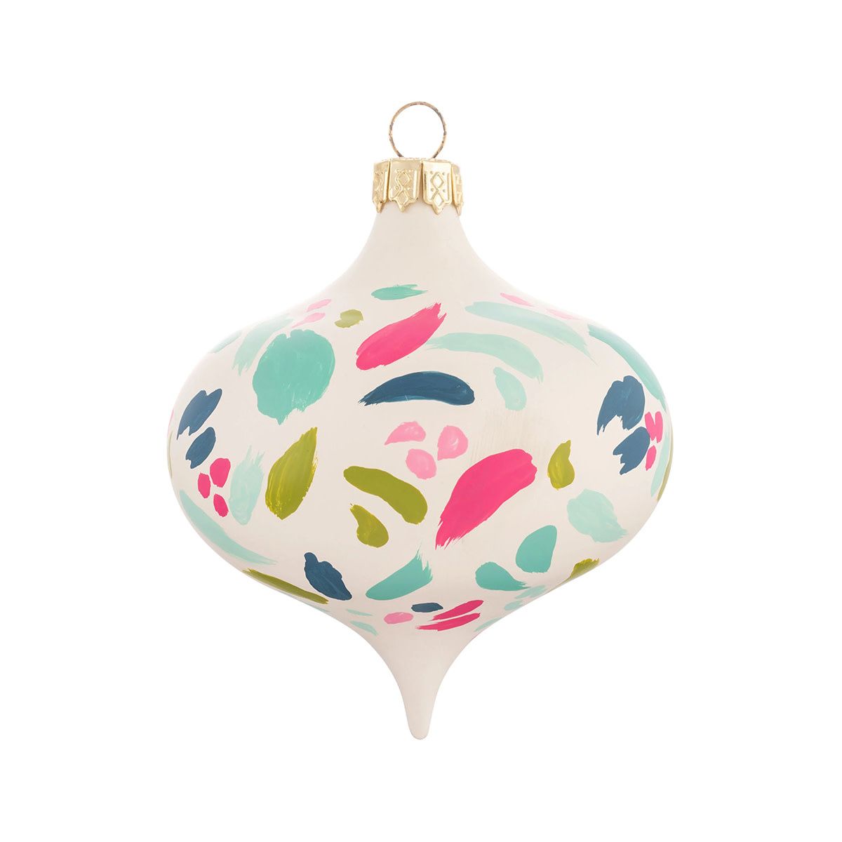 Hand Painted Retro Ornament Boho Brights